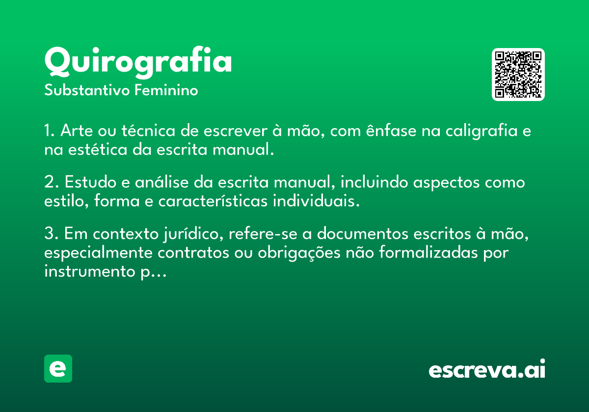 quirografia
