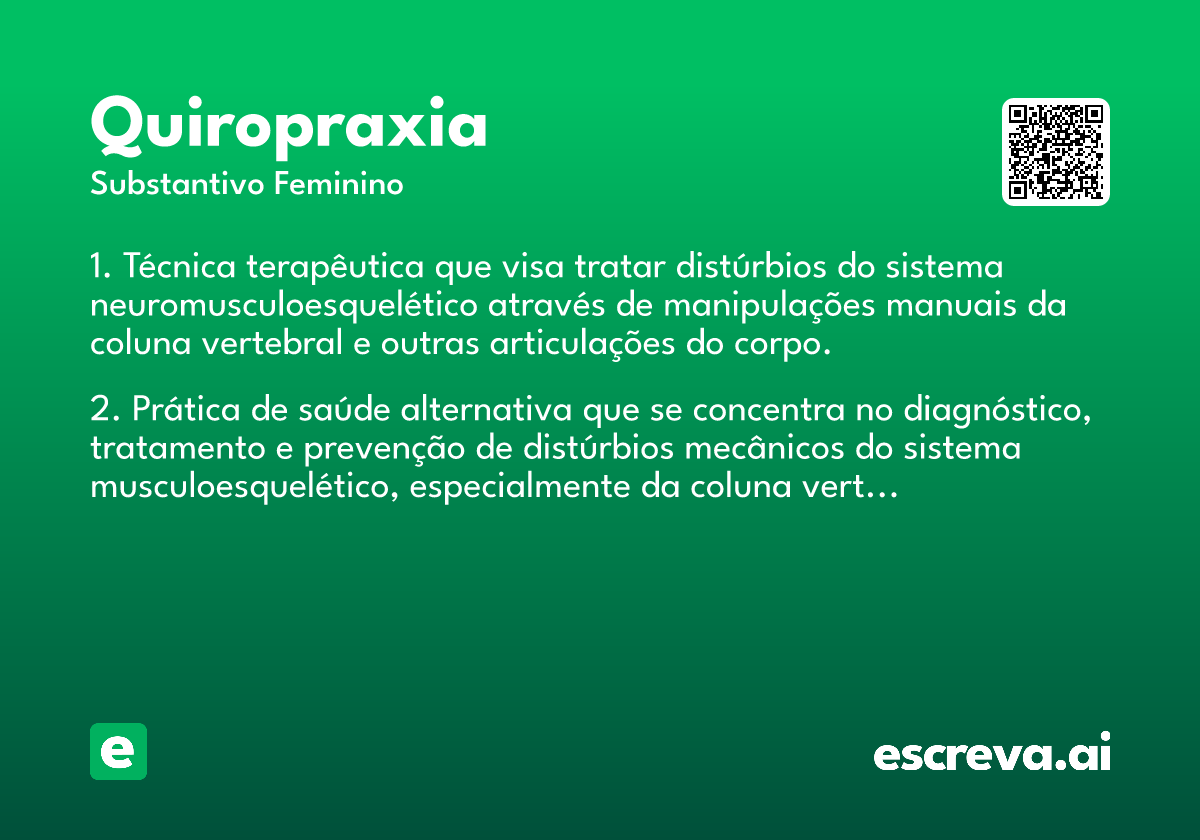 quiropraxia