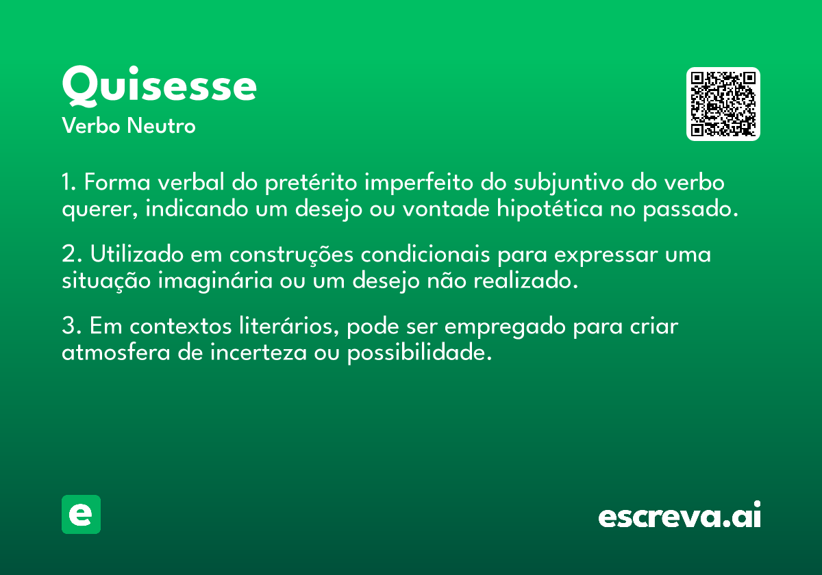 quisesse
