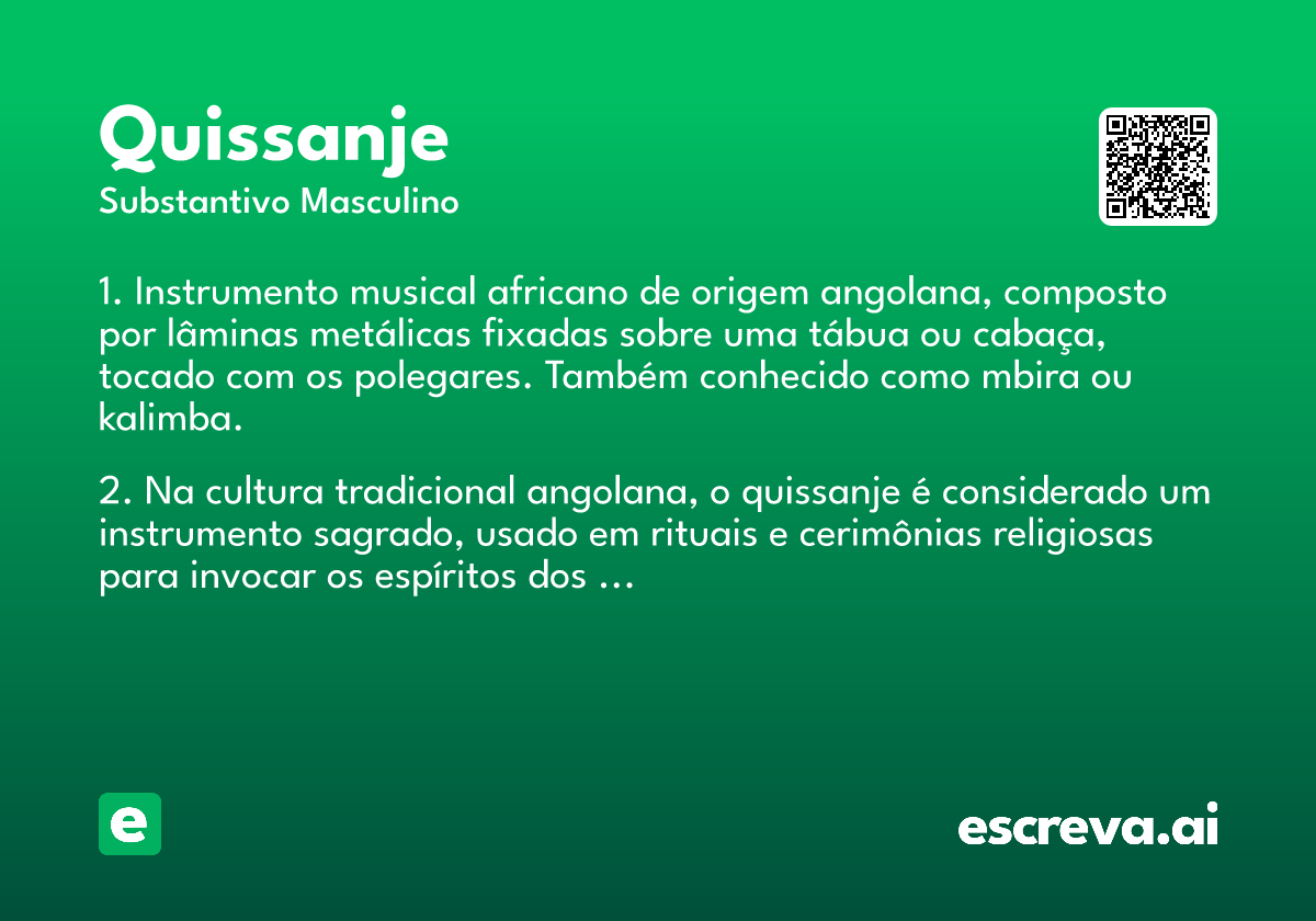 quissanje