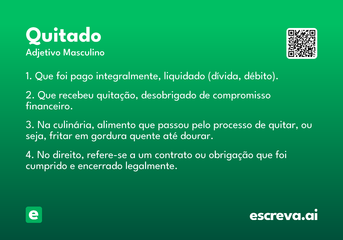 quitado