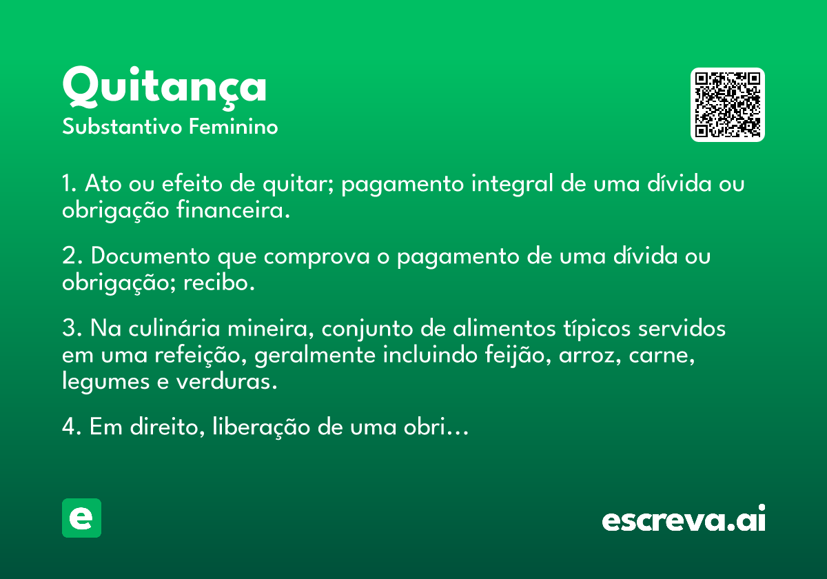 quitança