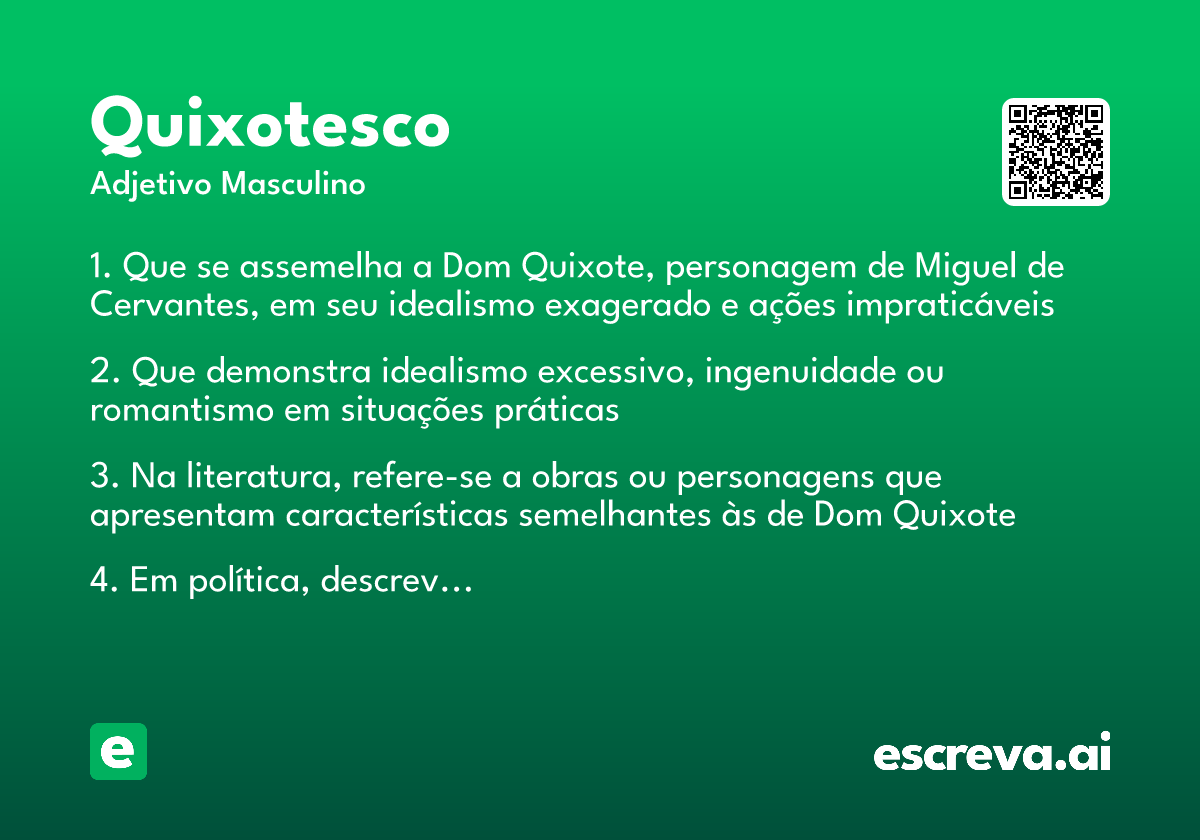 quixotesco