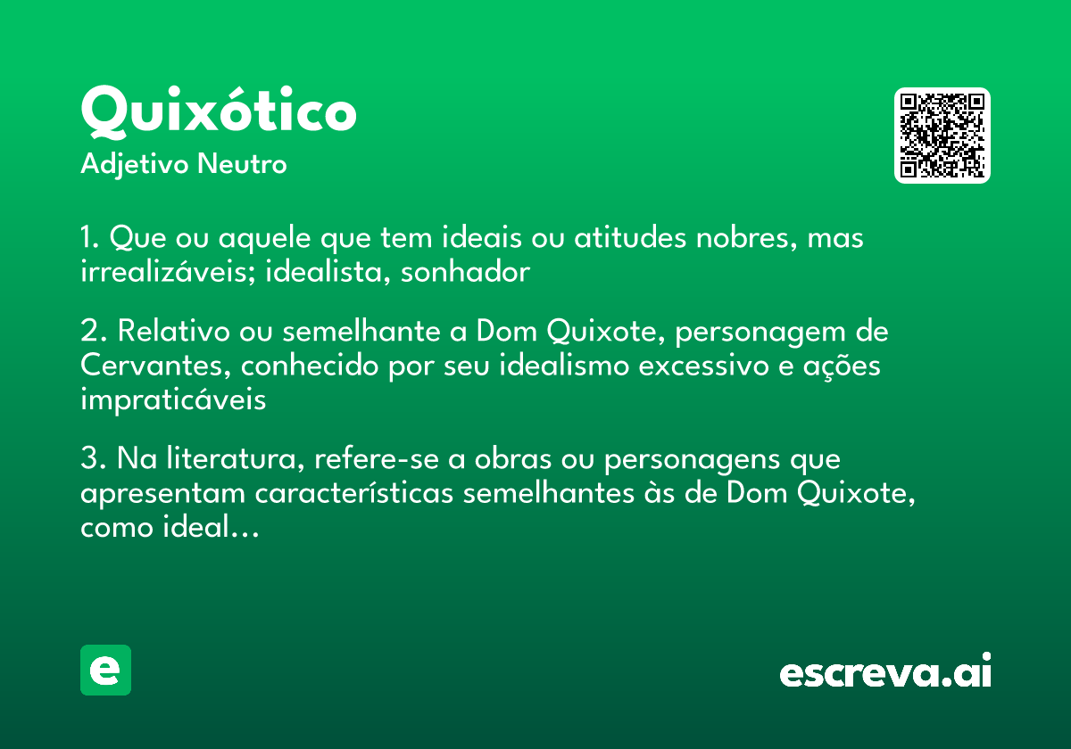 quixótico