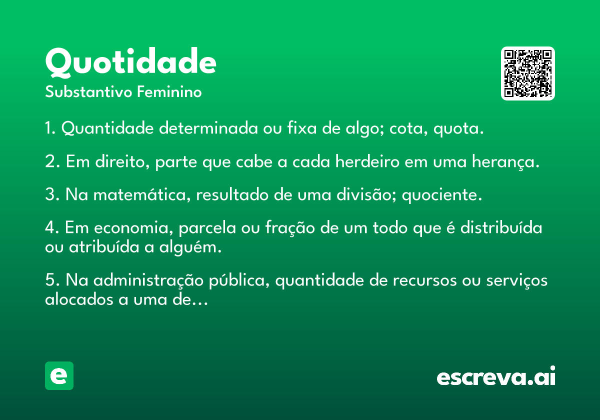 quotidade