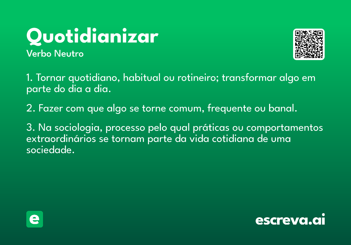 quotidianizar