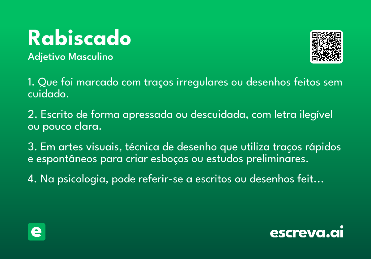 rabiscado