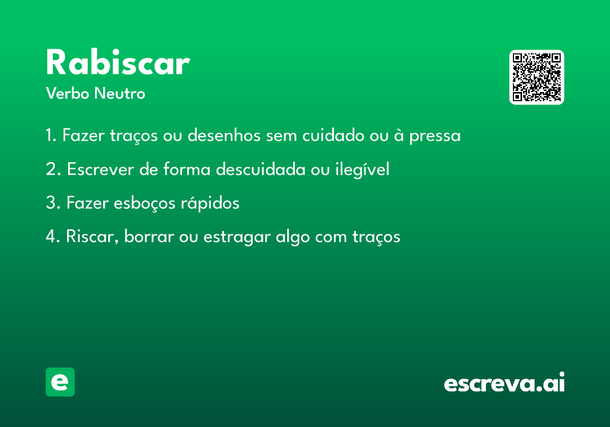 rabiscar