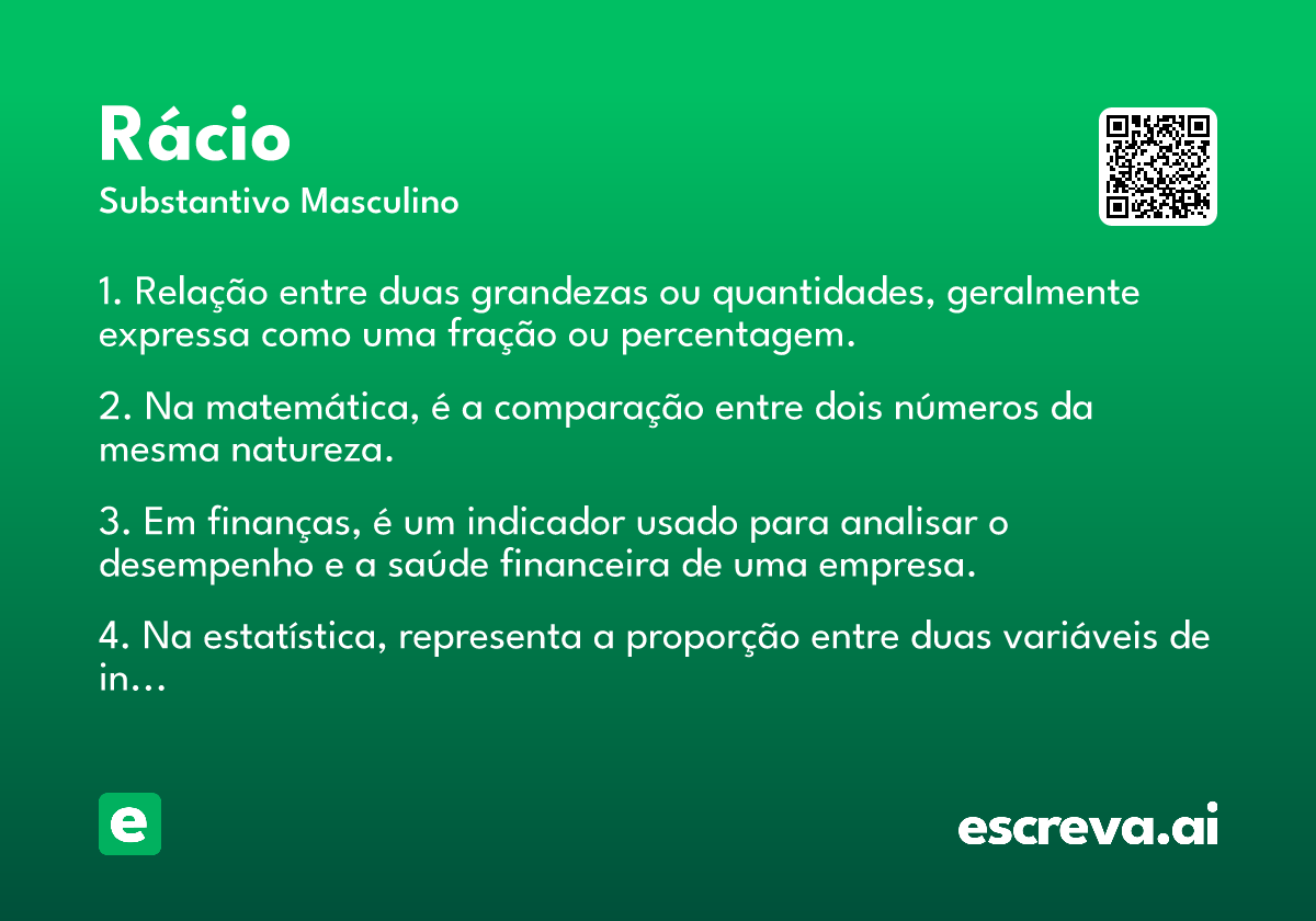 rácio