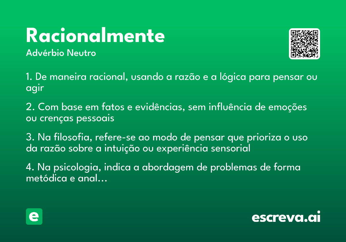 racionalmente