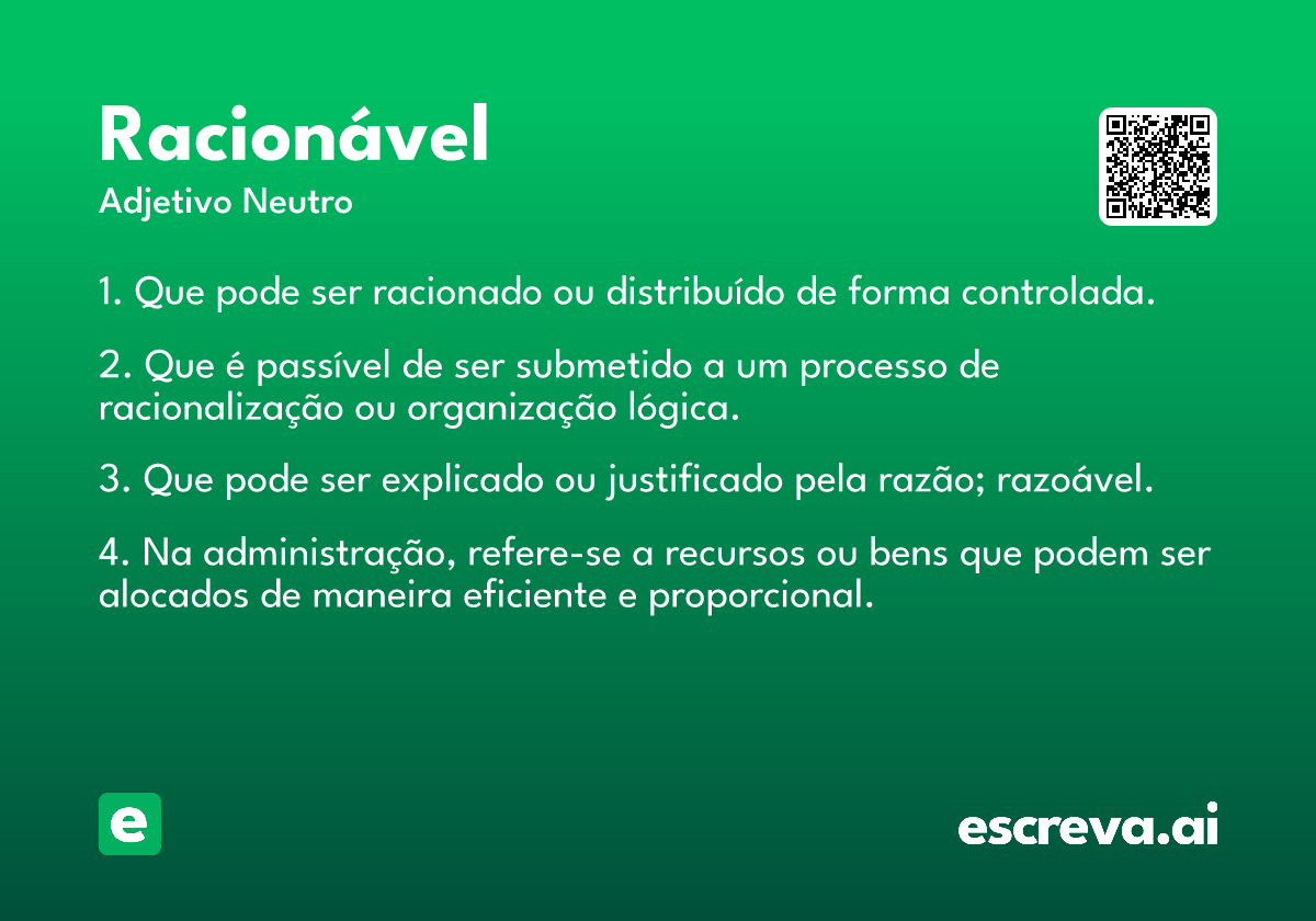 racionável