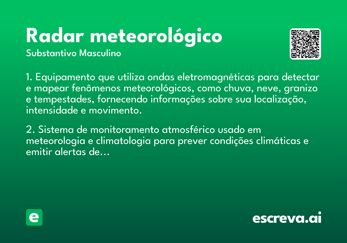 radar meteorológico