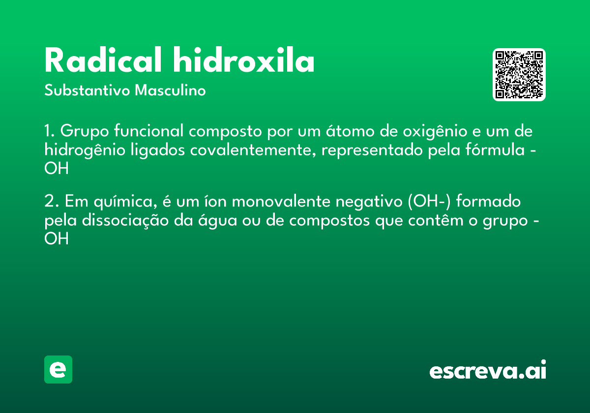 radical hidroxila
