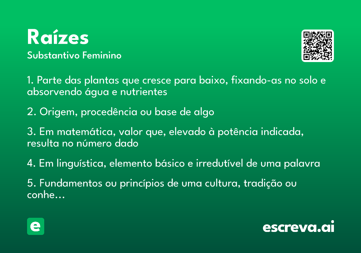 raízes