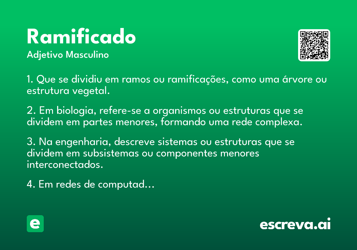 ramificado