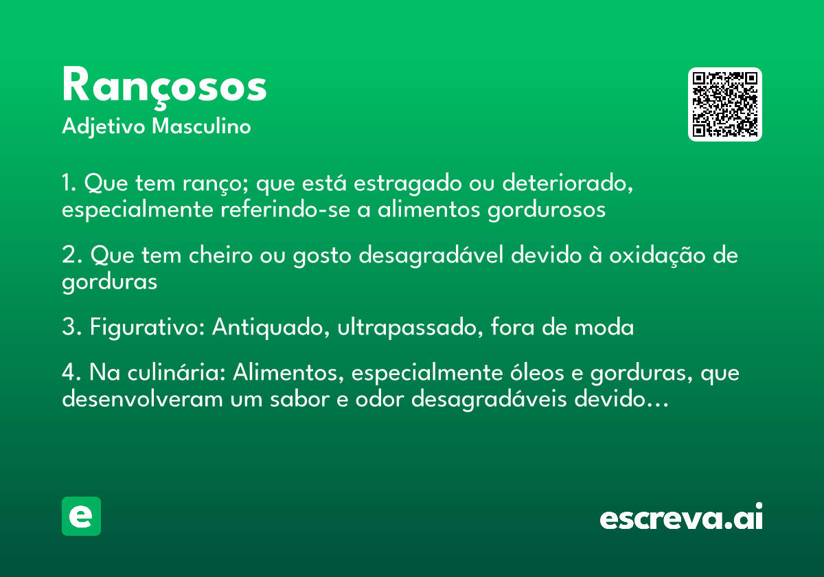rançosos