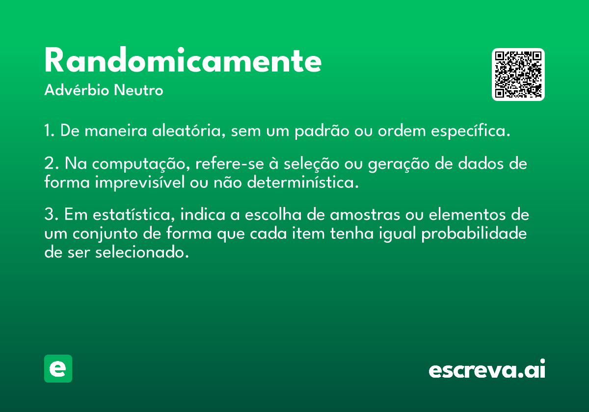 randomicamente