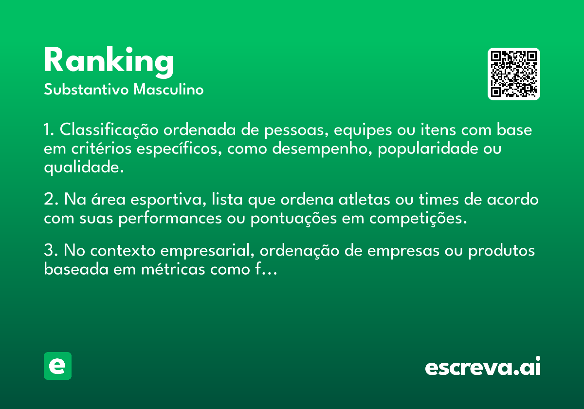 ranking