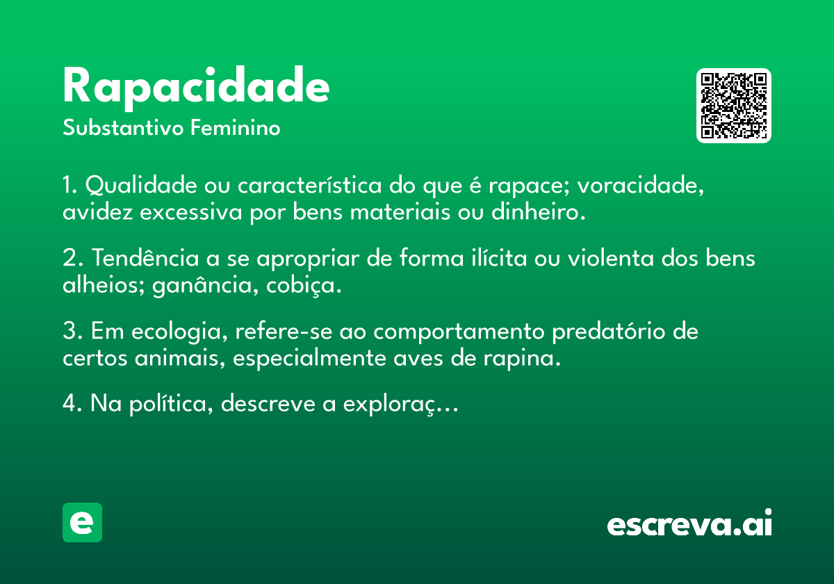rapacidade