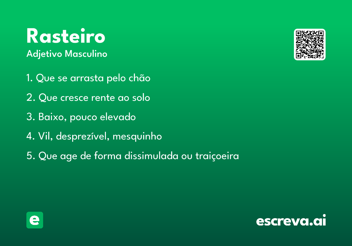 rasteiro