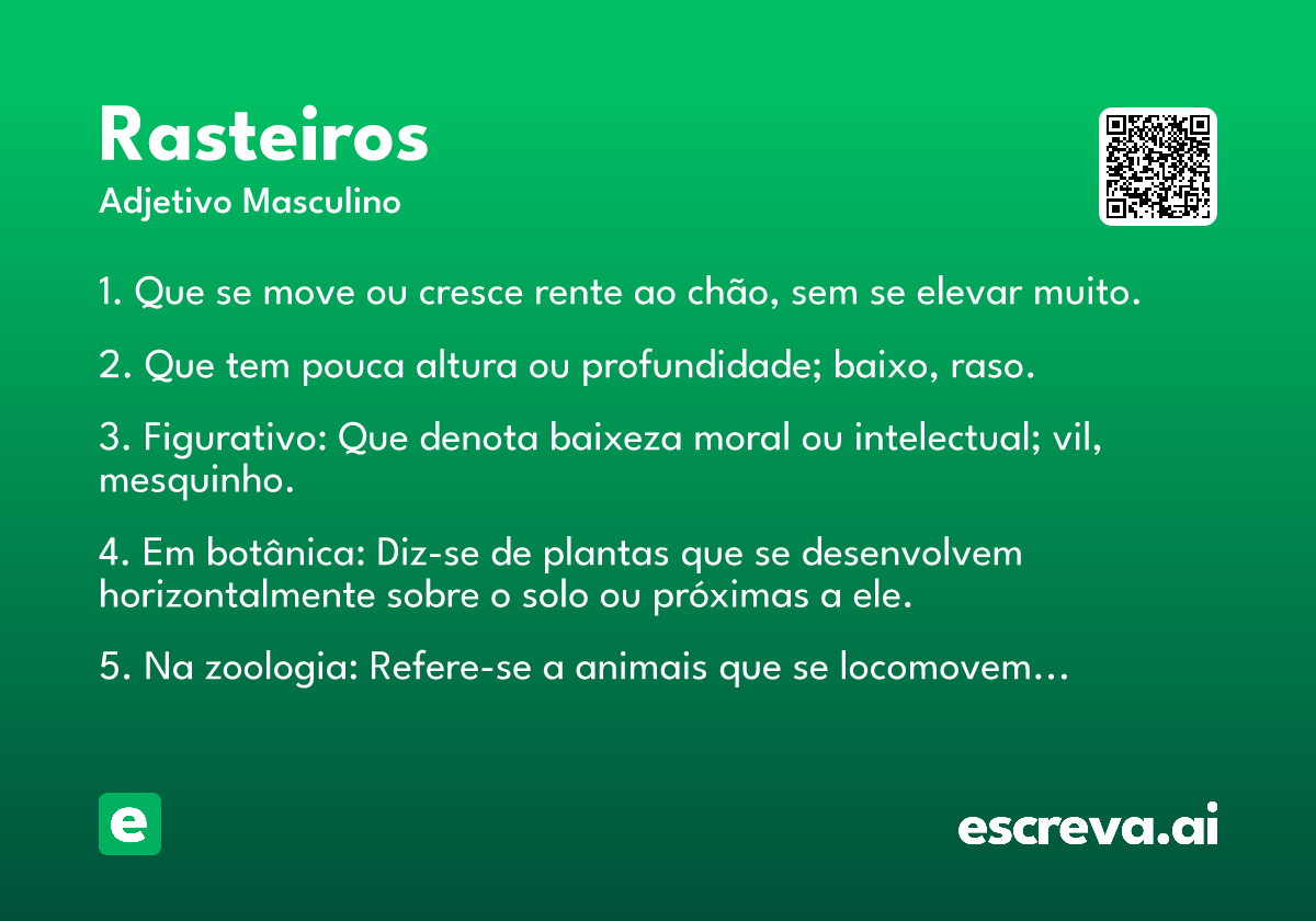 rasteiros