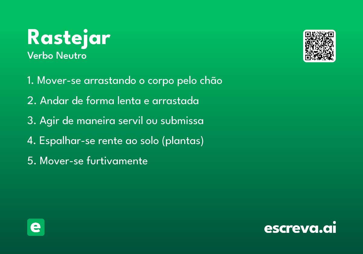 rastejar
