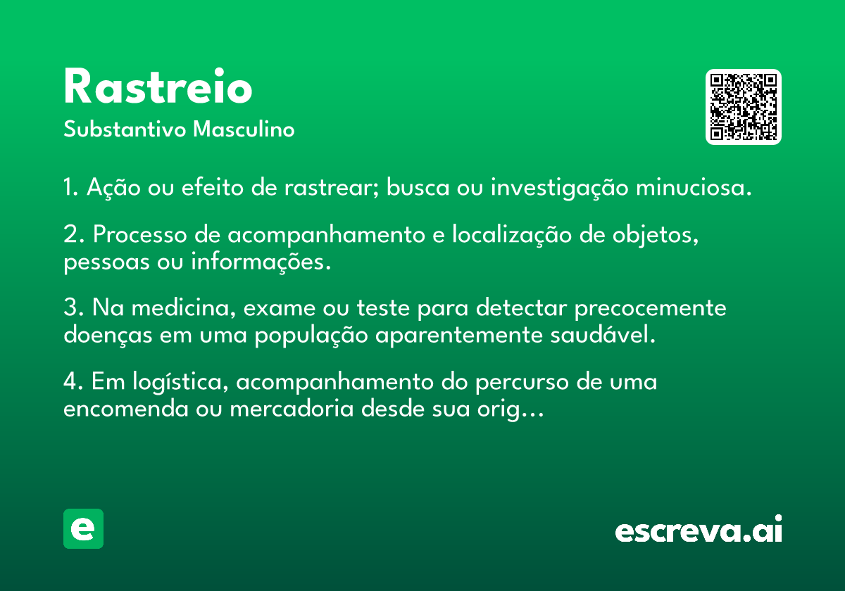 rastreio