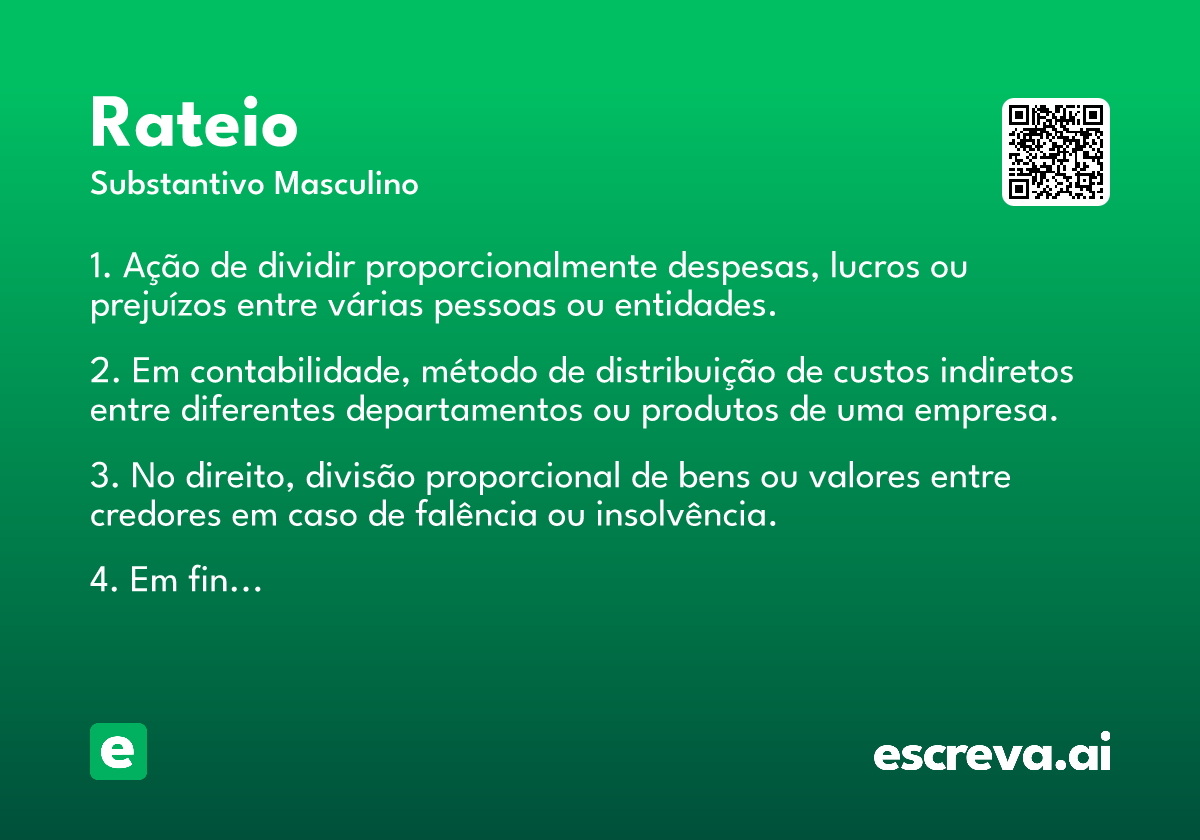 rateio