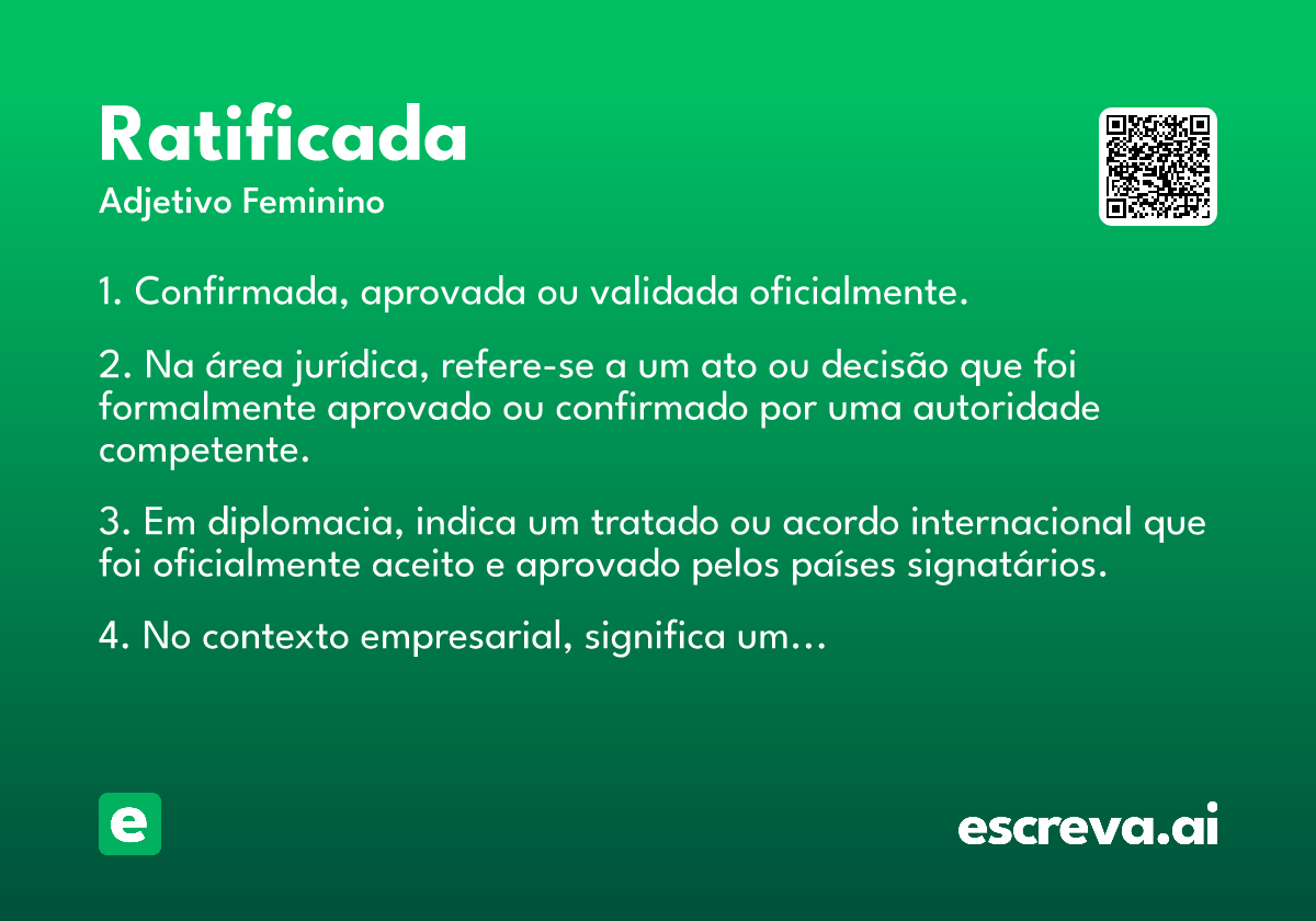 ratificada