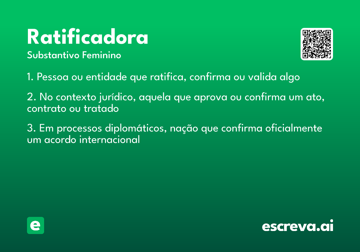 ratificadora