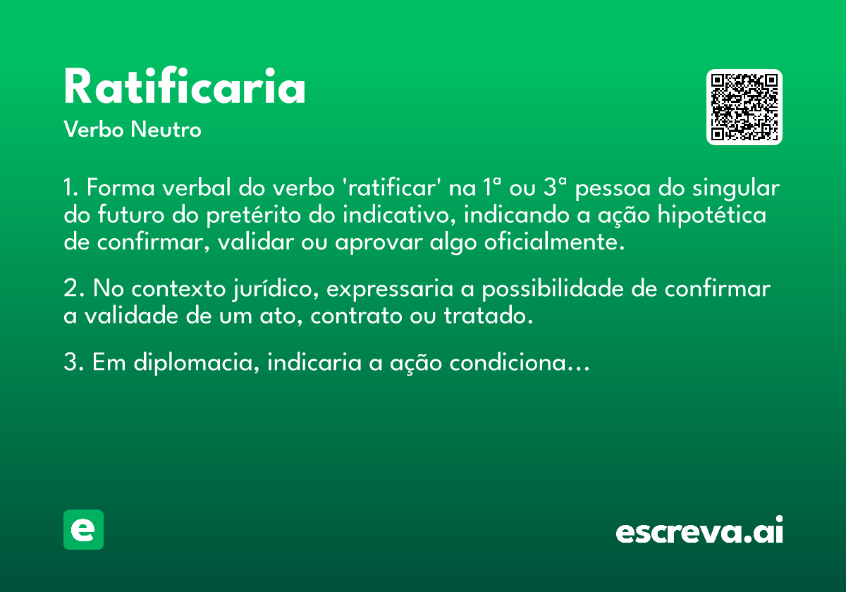ratificaria