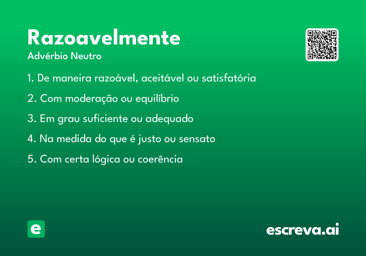 razoavelmente