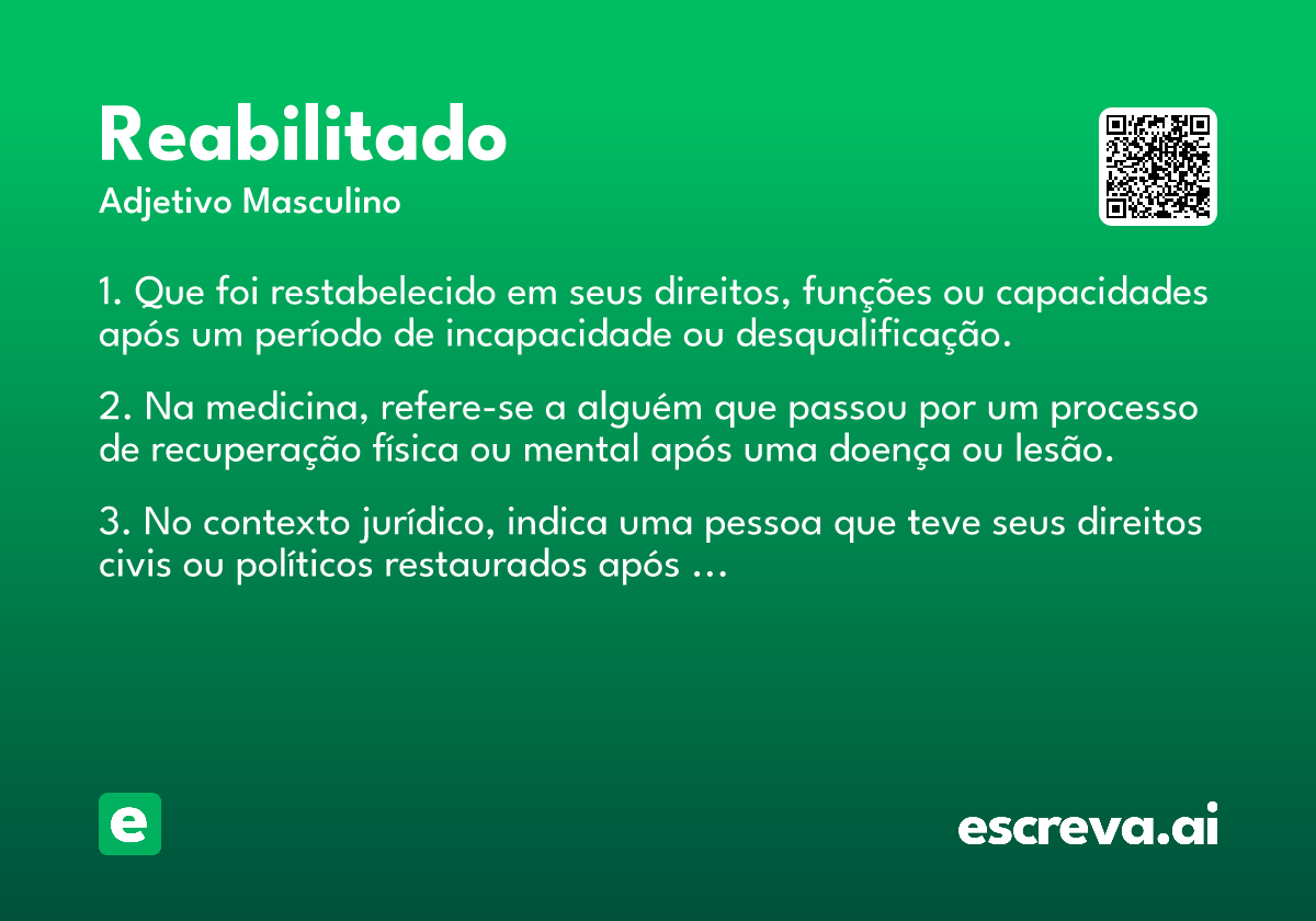 reabilitado