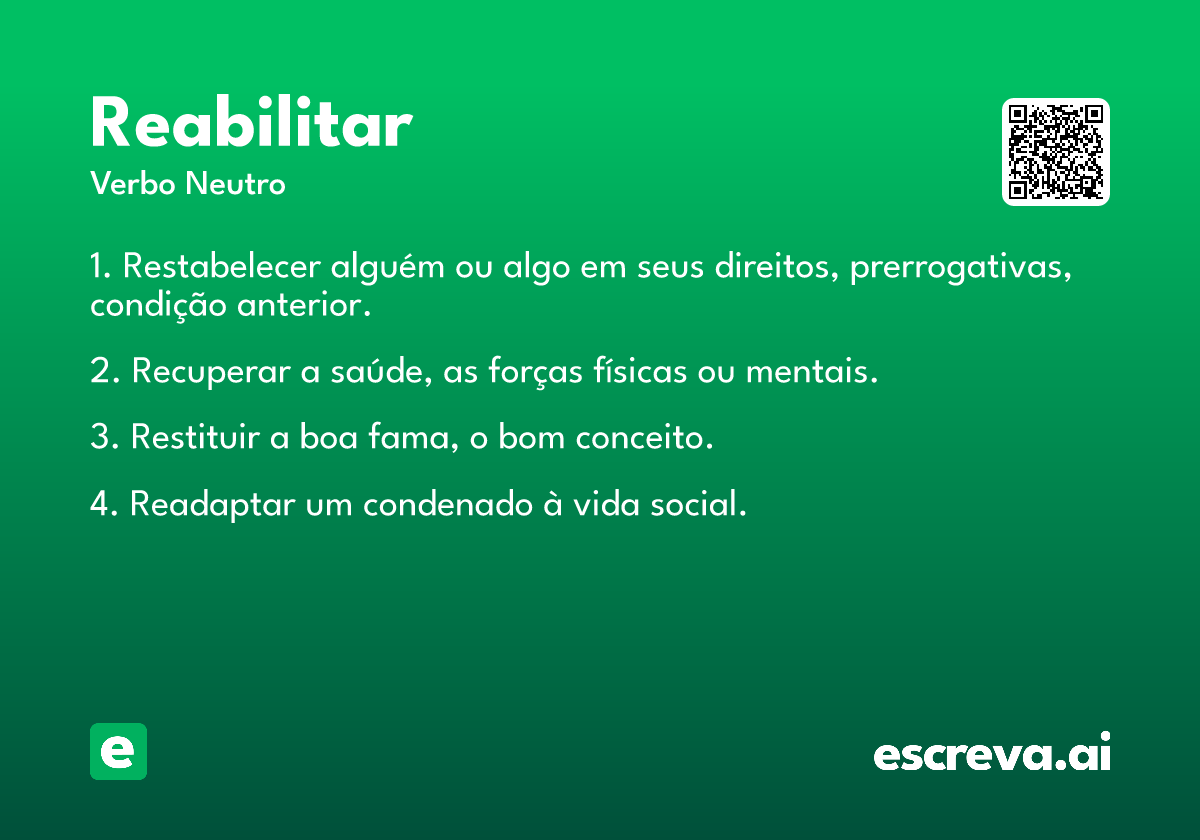 reabilitar