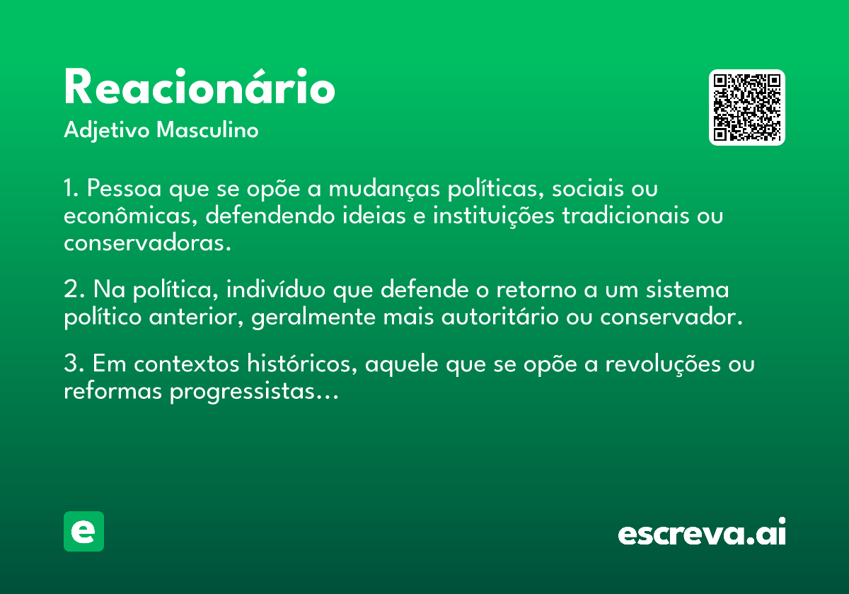reacionário