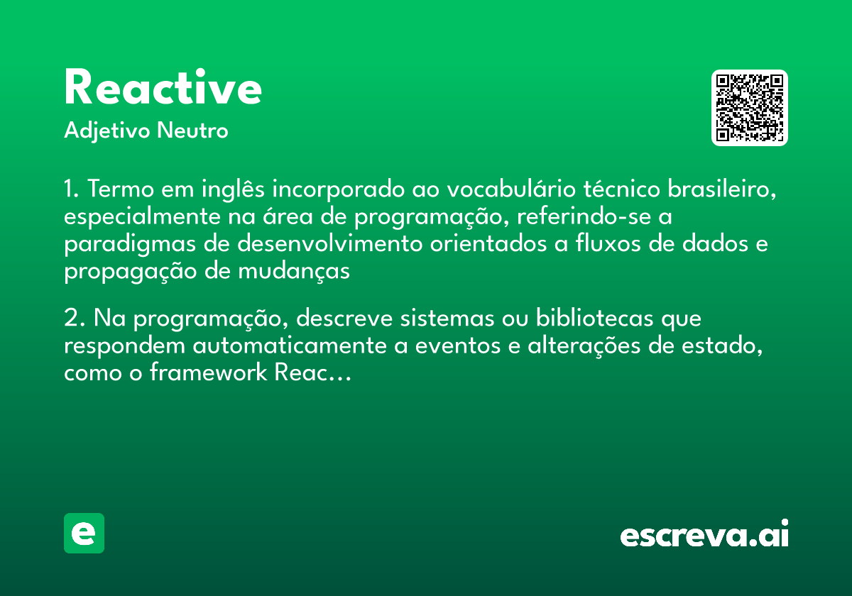 reactive