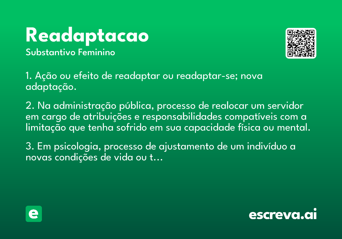 readaptacao