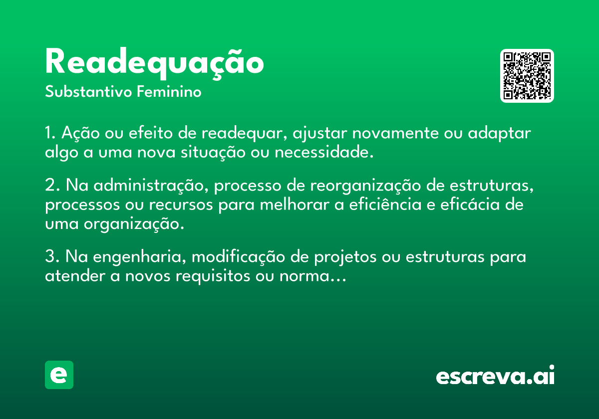 readequação