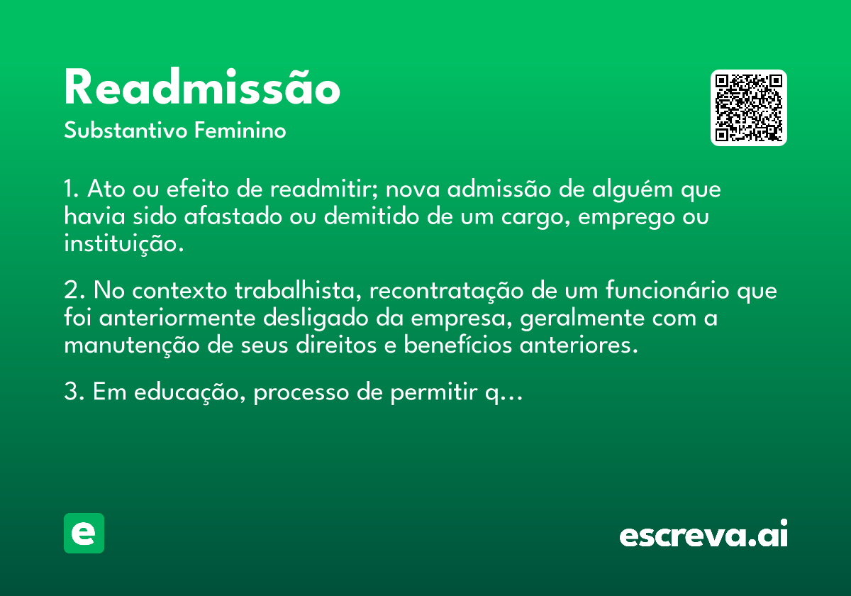 readmissão