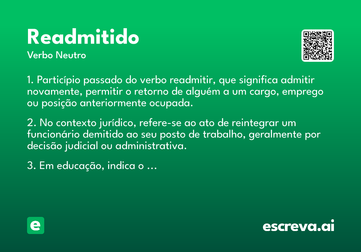 readmitido