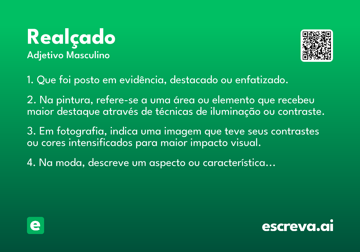 realçado