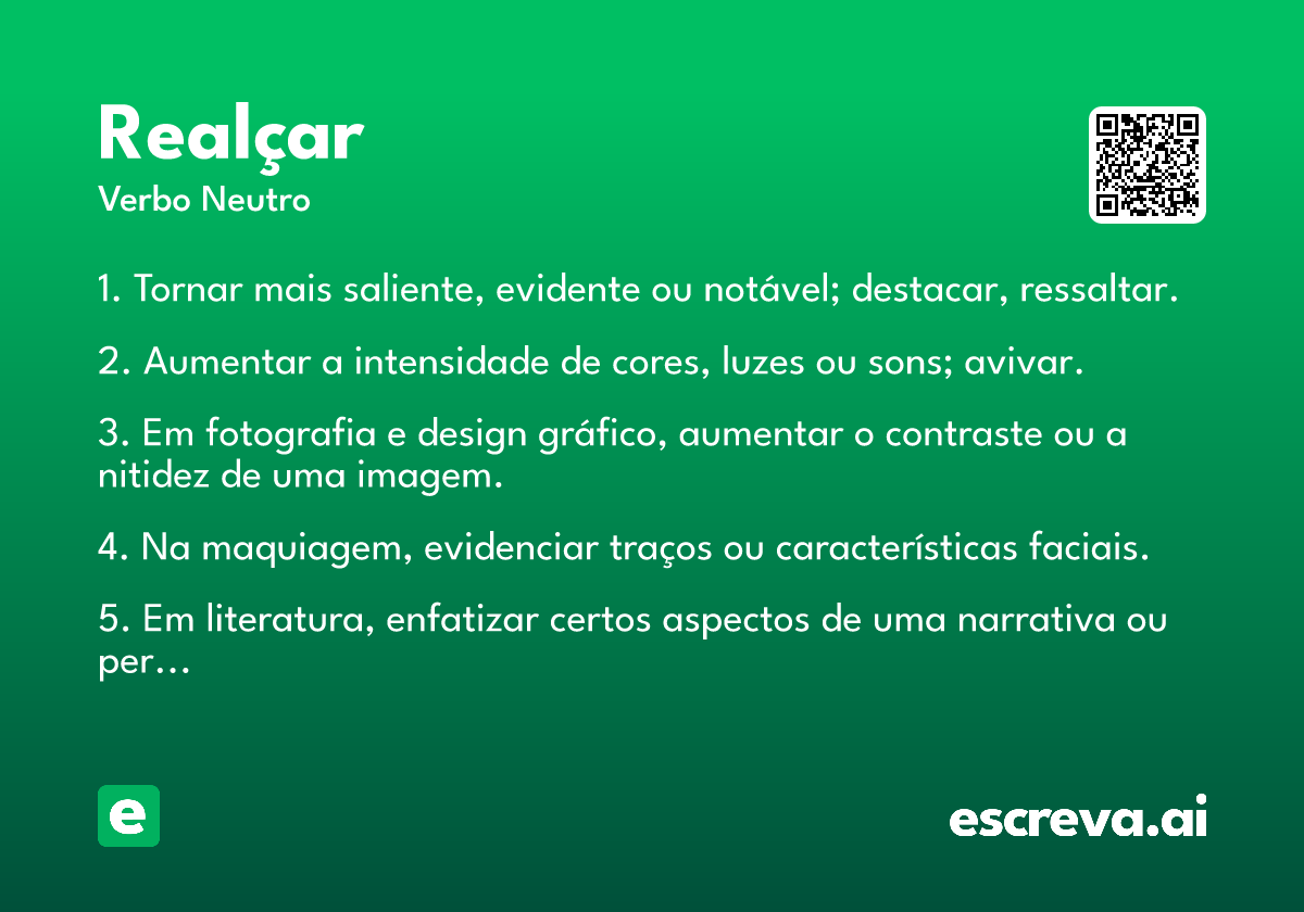 realçar