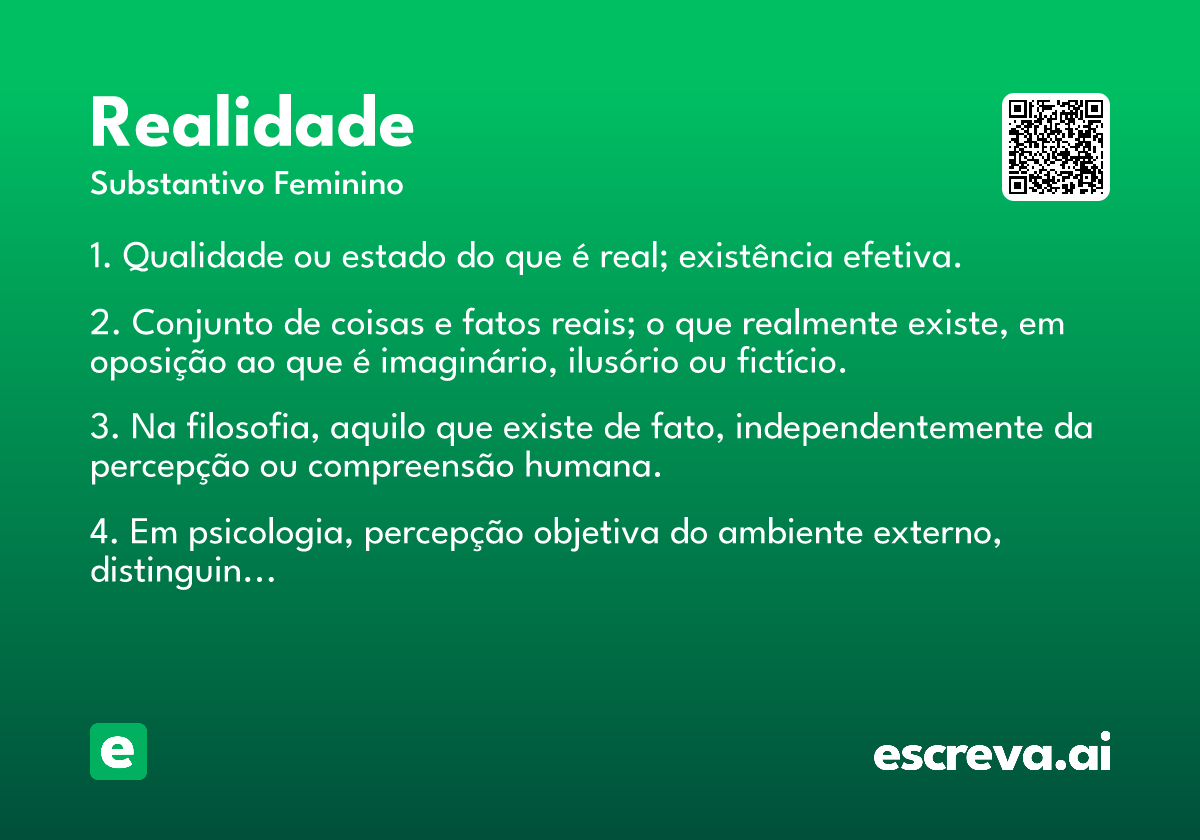 realidade