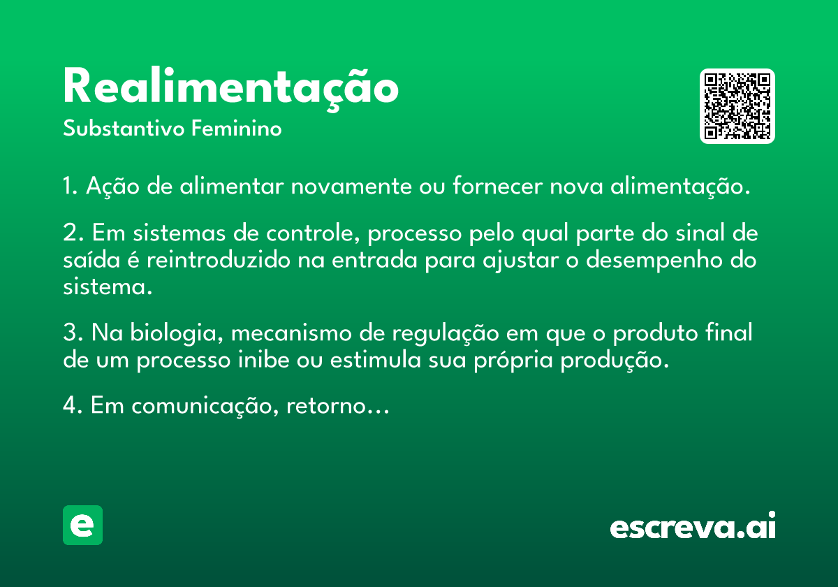 realimentação
