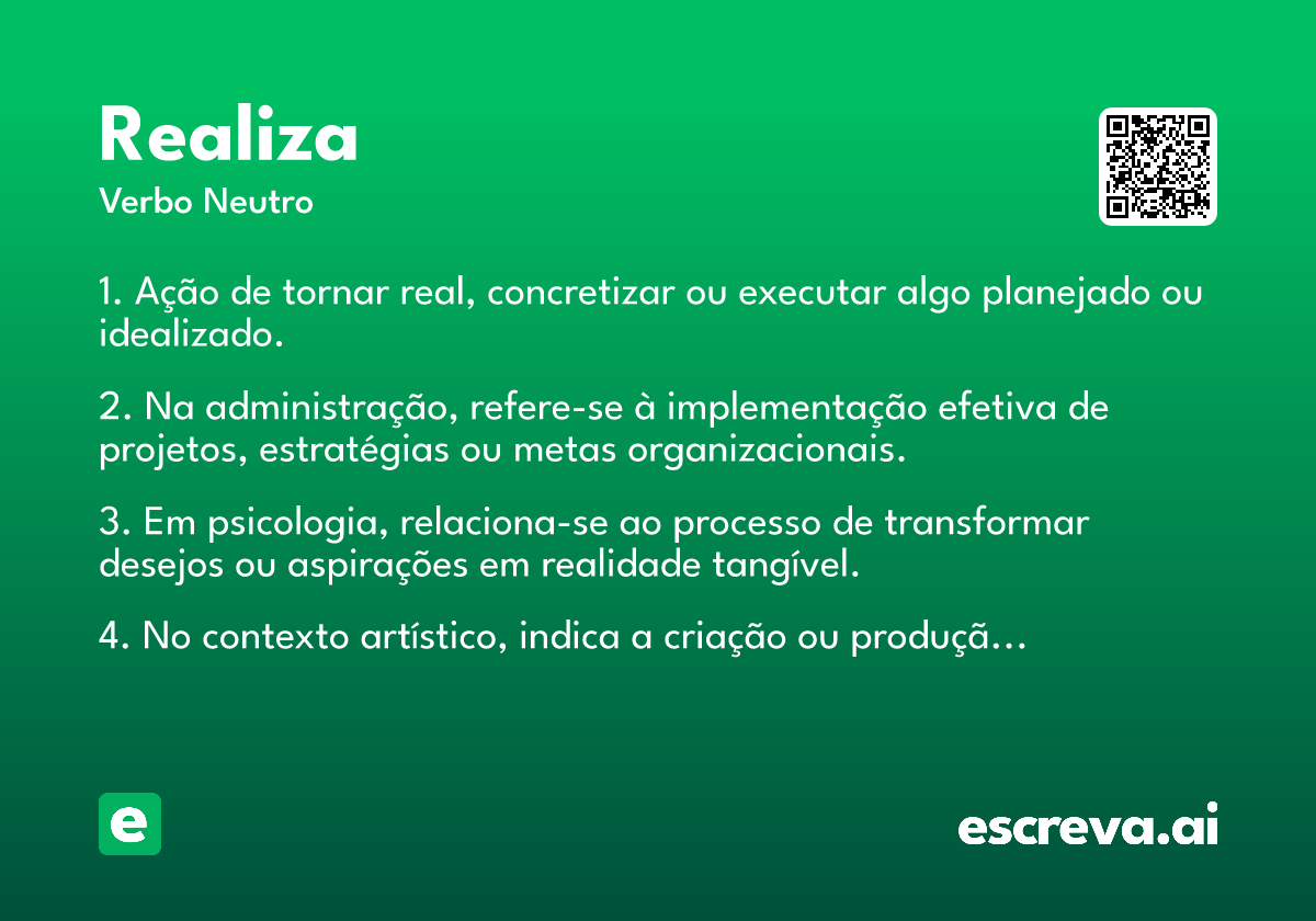 realiza