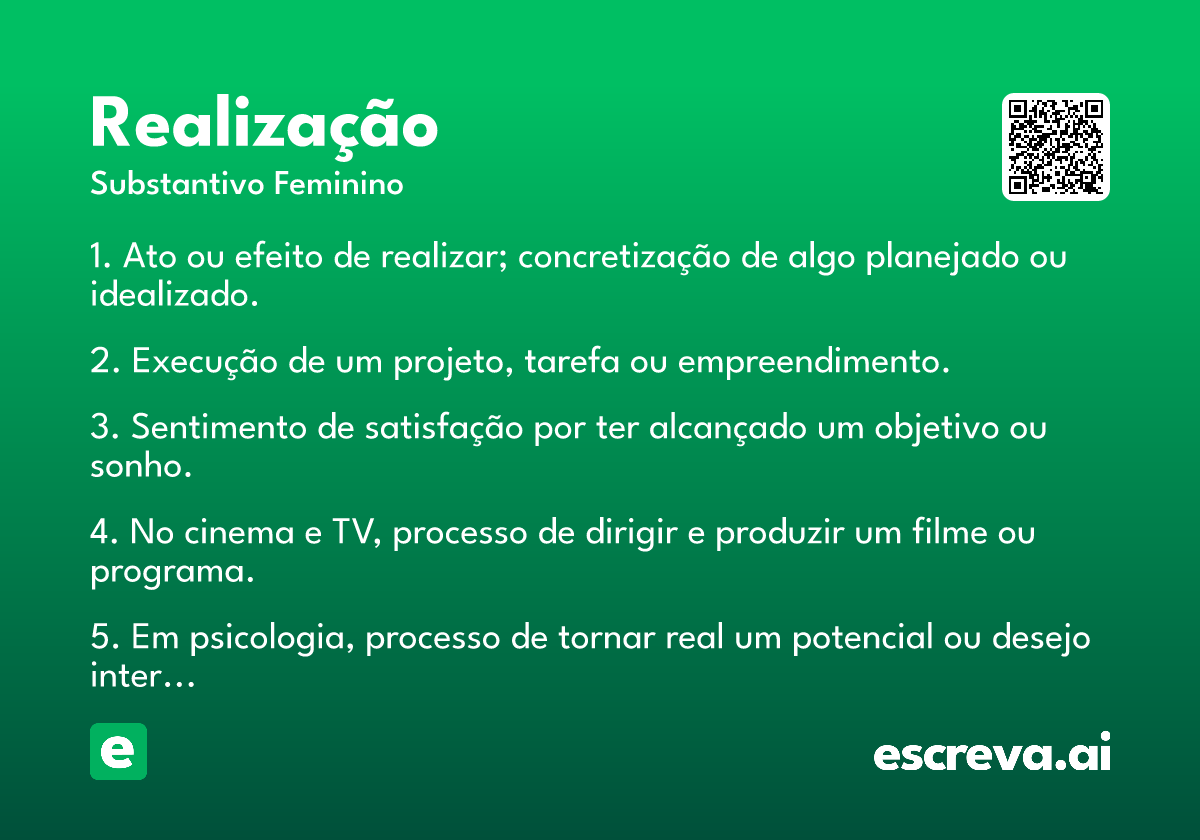 realização