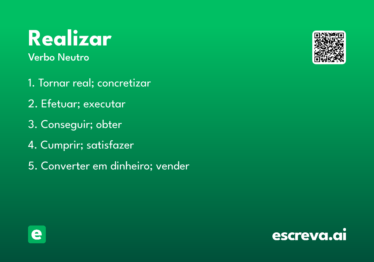 realizar