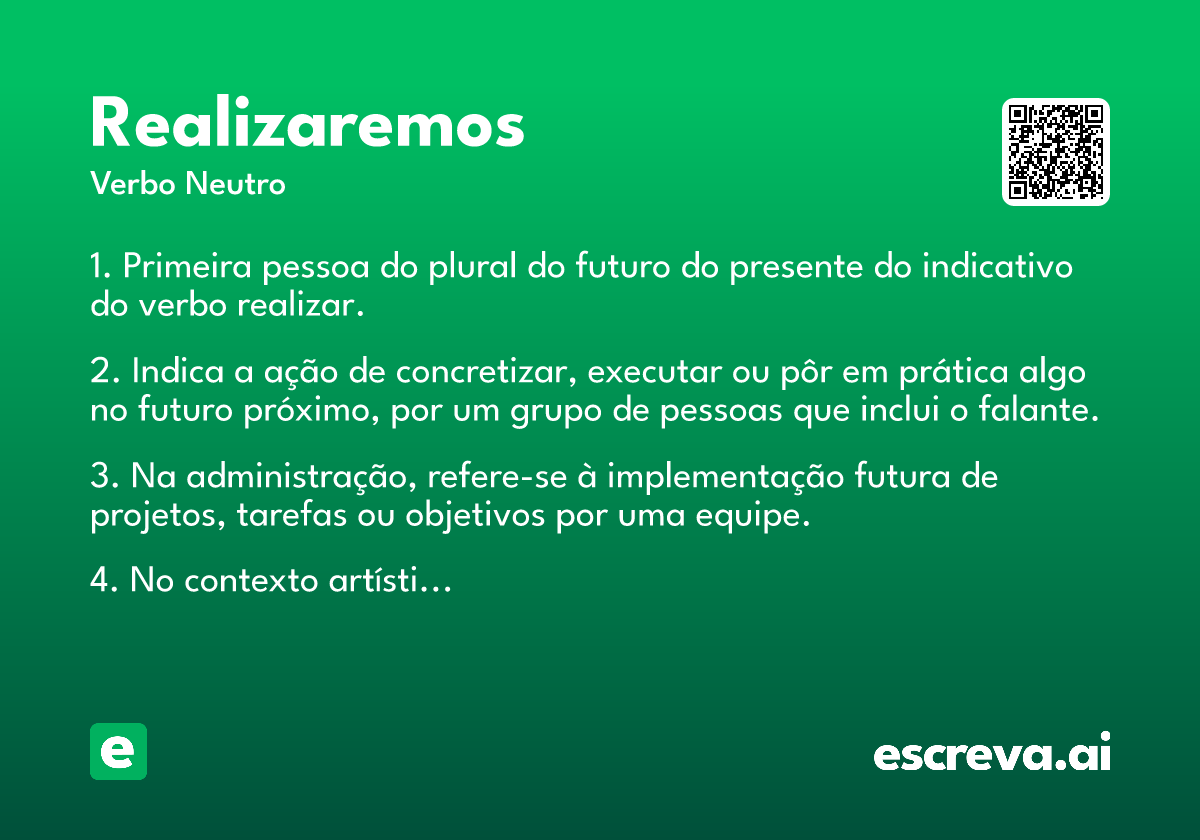 realizaremos