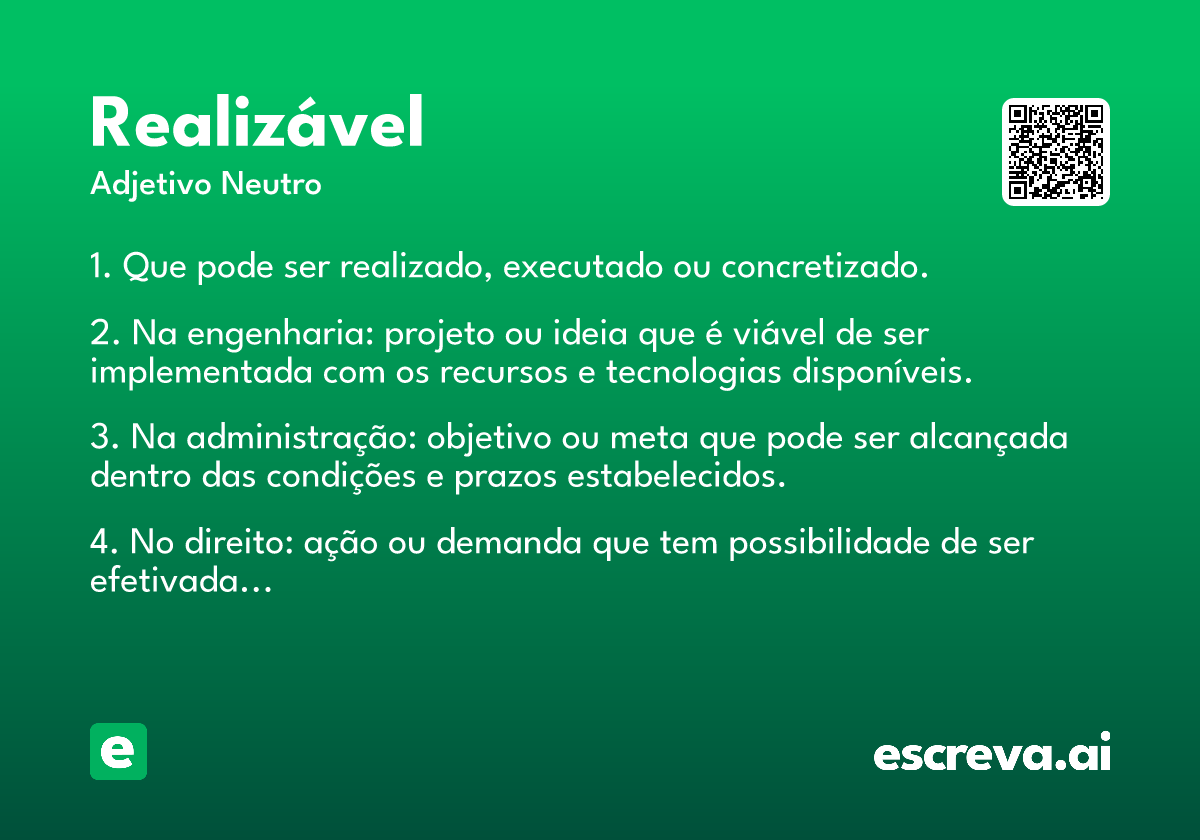 realizável
