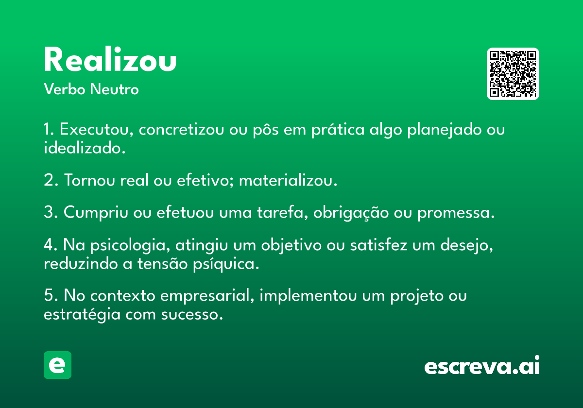 realizou